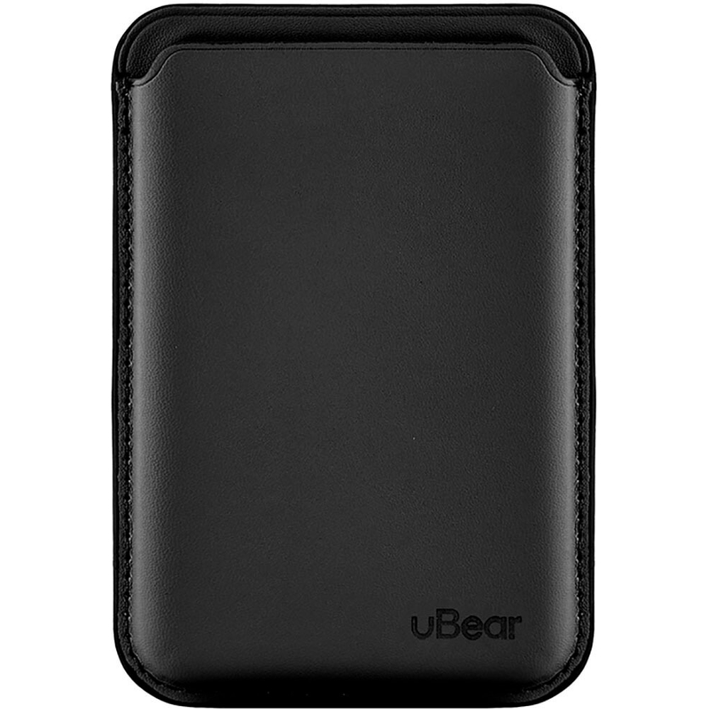 Чехол защитный uBear Shell Case , кардхолдер, эко-кожа, чёрный